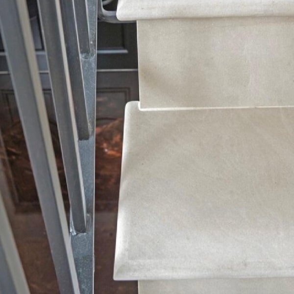 White mint staircase 1