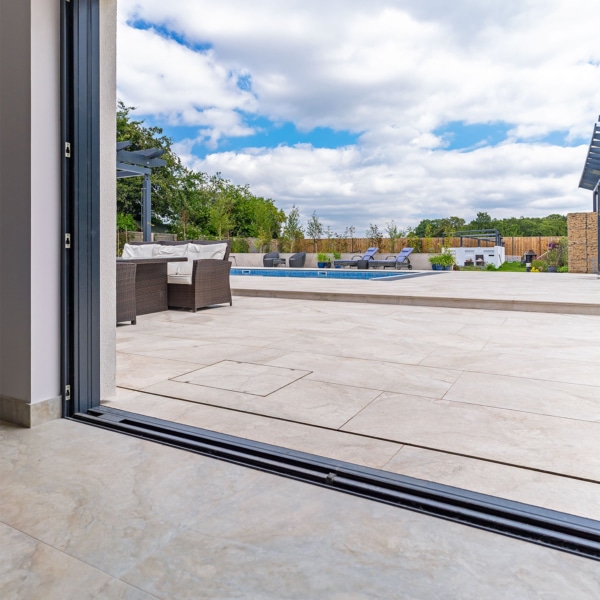 Stoneworld Desert Porcelain interior and exterior