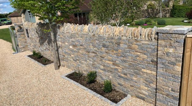 Dressed Purbeck Drystone Walling