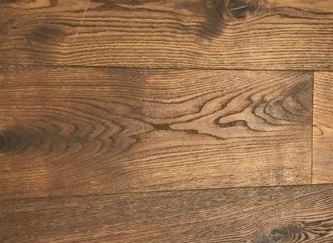 Charcoal wood flooring