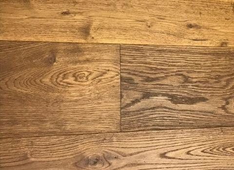 Umber wood flooring