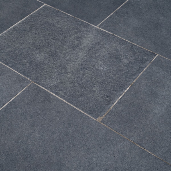 Black Limestone Sawn Edge Paving