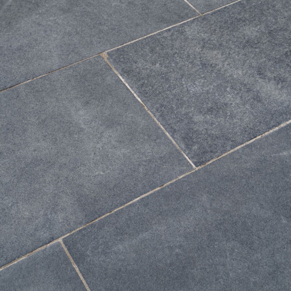 Black Limestone Sawn Edge Paving