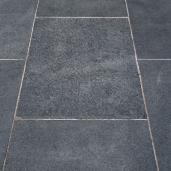 Black Limestone Sawn Edge Paving