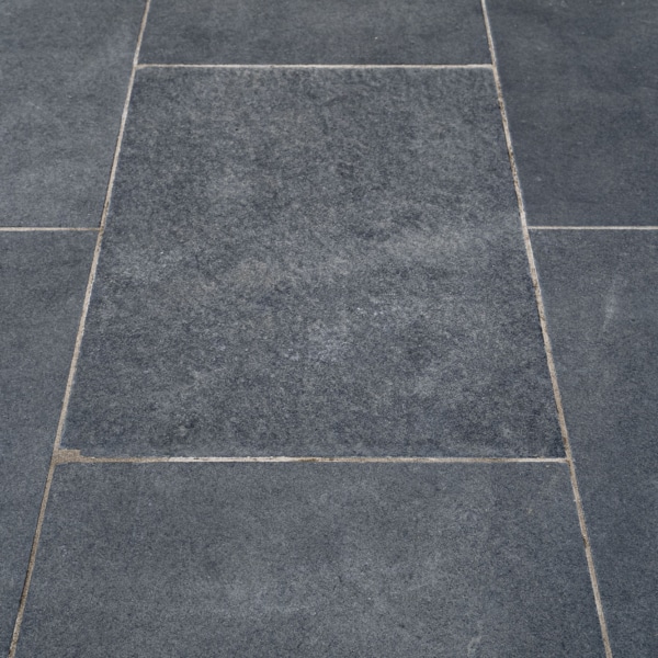 Black Limestone Sawn Edge Paving