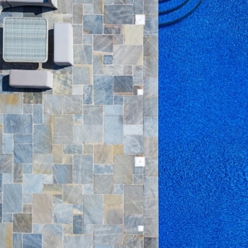 Black Sandstone Tumbled Paving