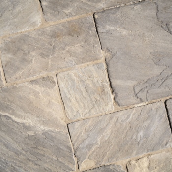 Black Sandstone Tumbled Paving