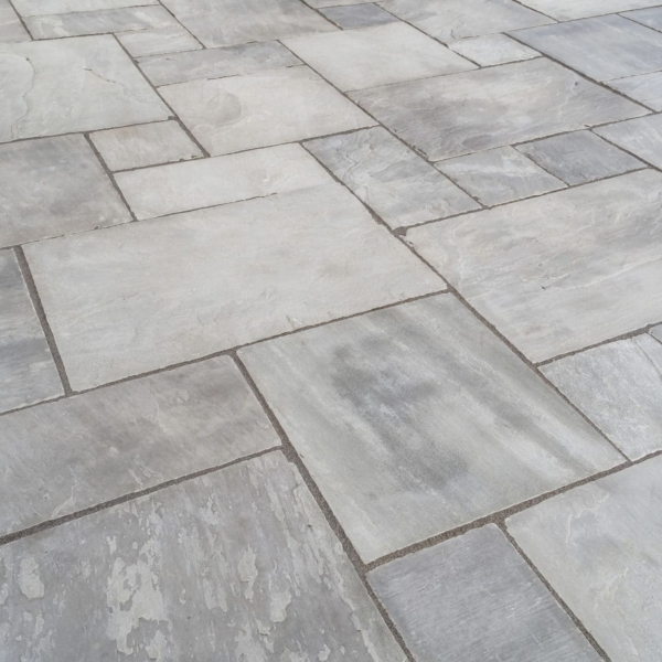 Kandla Grey Tumbled Paving