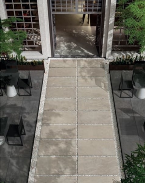 Geostone paving taupe