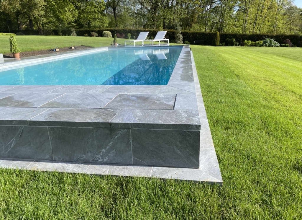 Porcelain pool from Stoneworld Oxfordshire