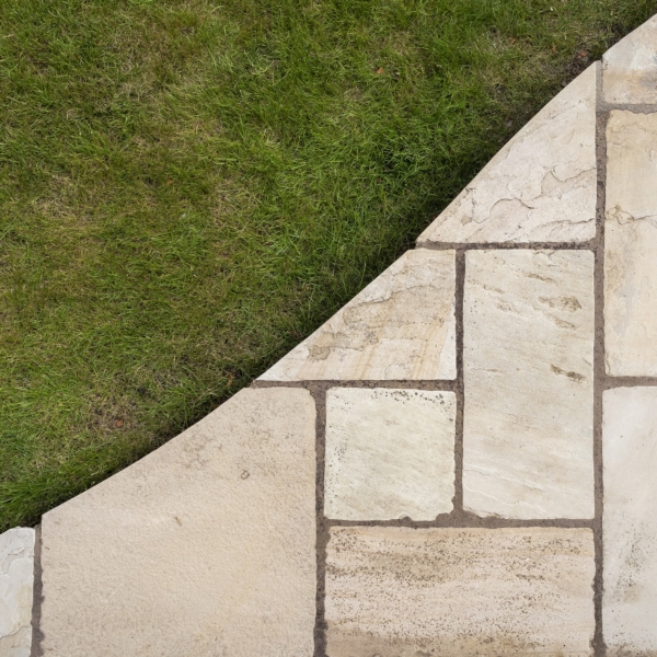 Fossil Mint Tumbled Paving