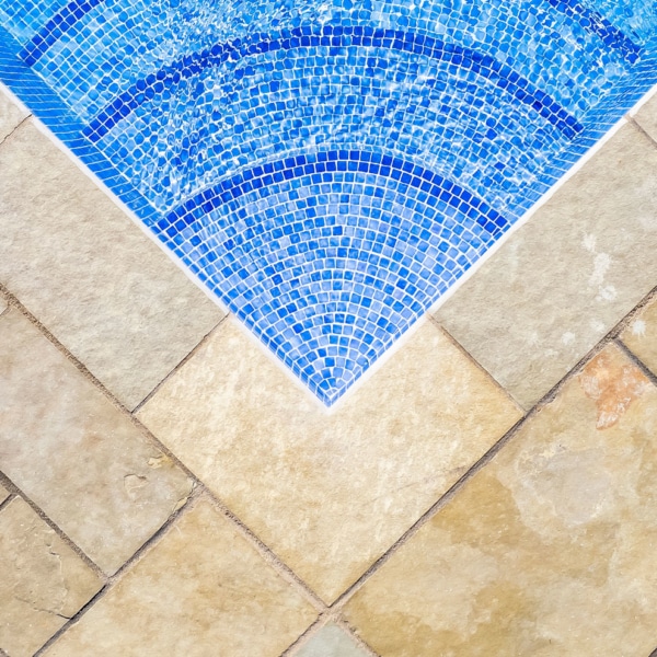 Kota Brown stoneworld paving and pool copings