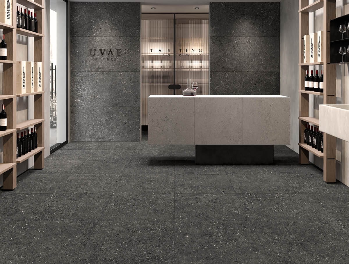 Belgravia thunder porcelain tiles