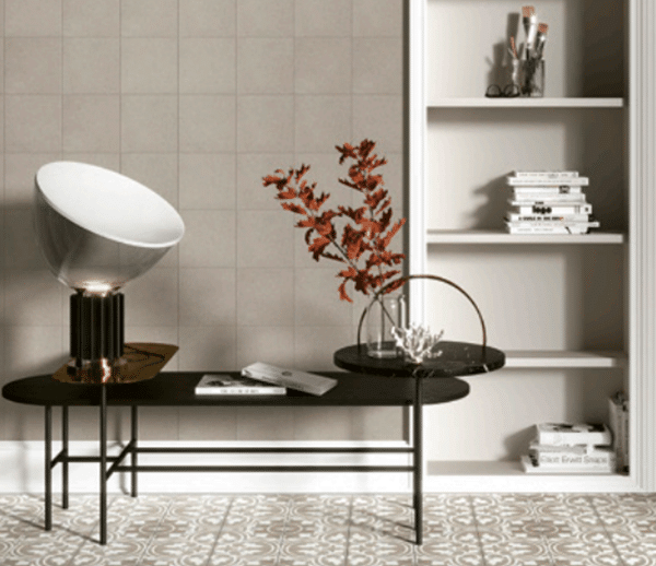 Gris Imagine porcelain tiles wall
