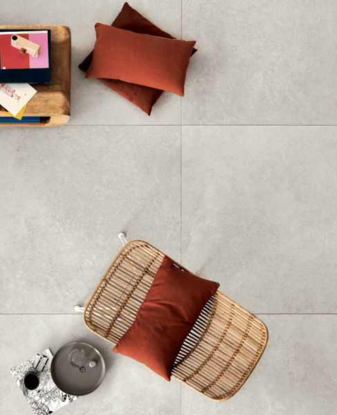 Horizon porcelain tiles White Dover