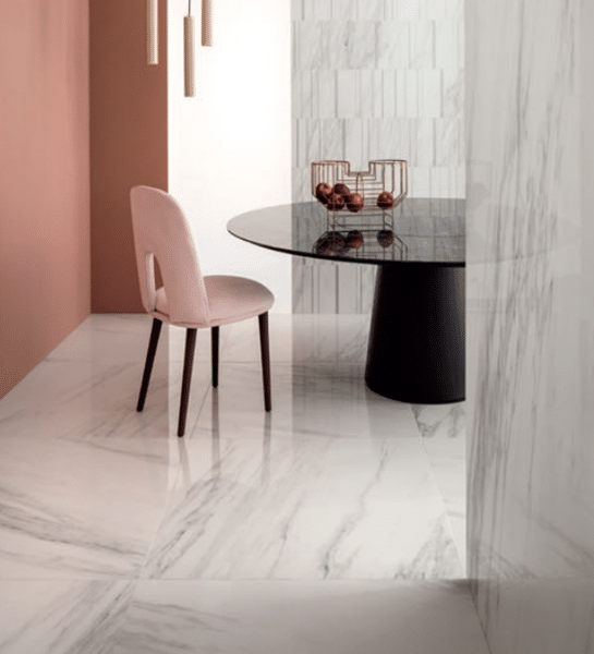 Joy porcelain bianco tiles