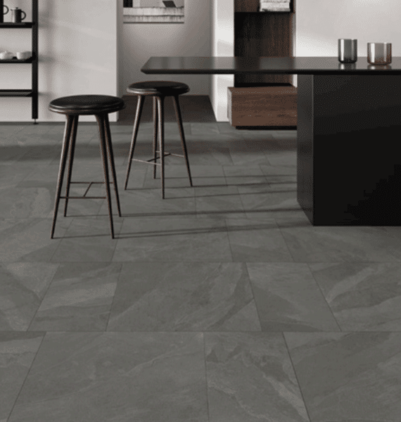 Rio porcelain pencil grey tile