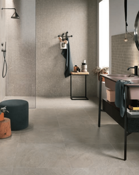 Taupe Geostone porcelain tiles