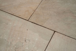 Fossil Mint Handcut Sawn Edge Paving