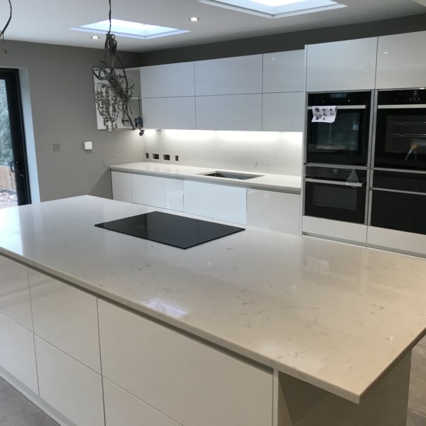 Swiss Alps quartz worktop 2