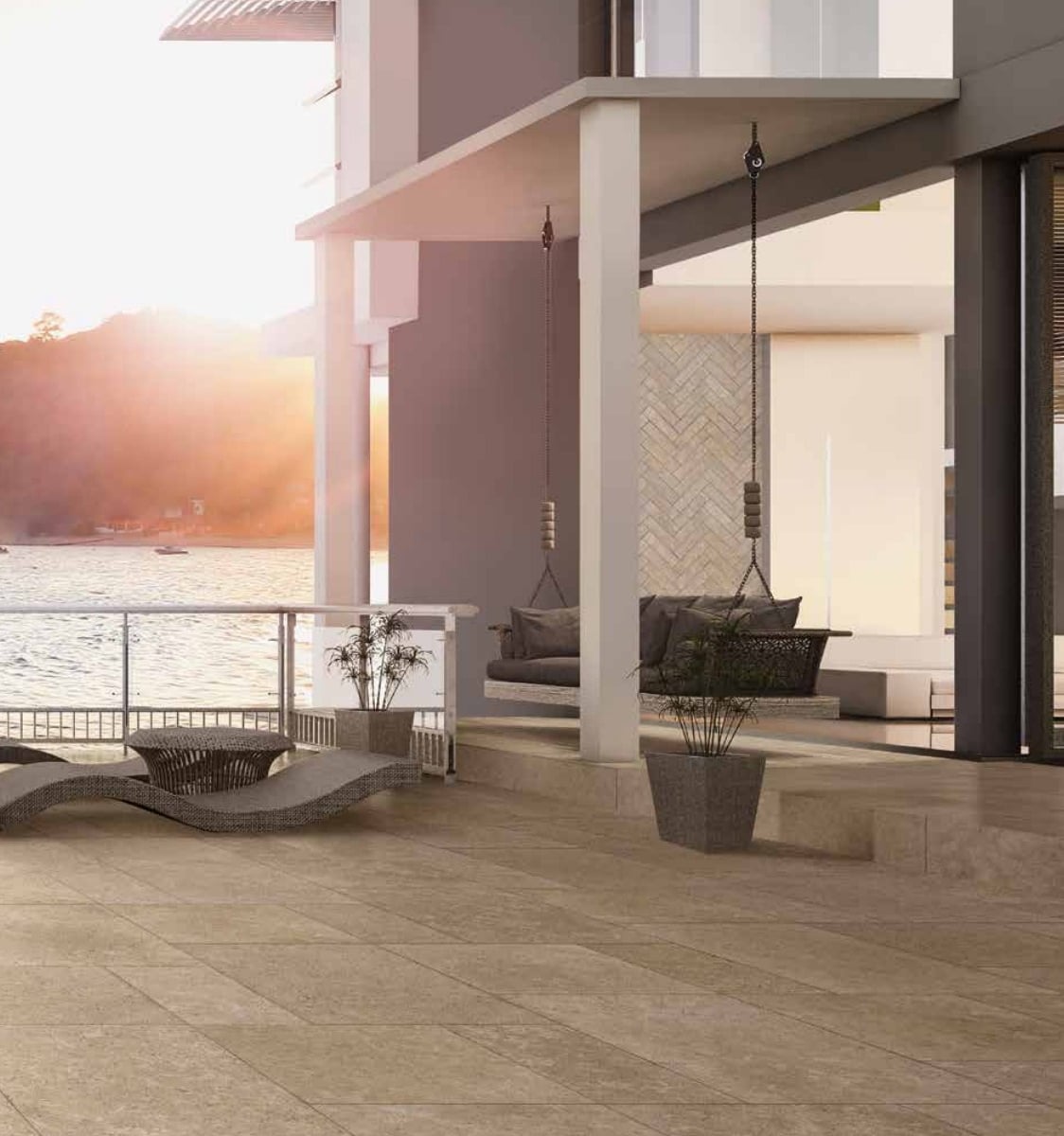 La Roche Pearl Porcelain Paving