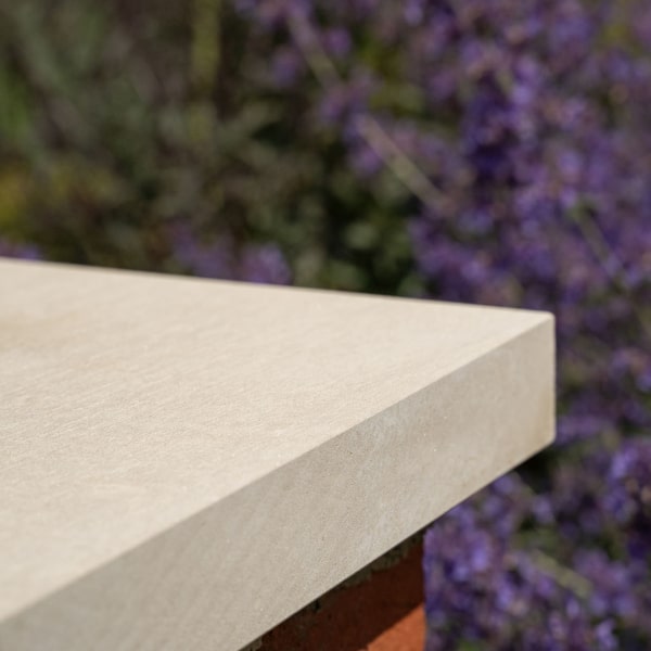 Milton Bullnosed Sandstone Sawn and Sandblasted Pool Copings
