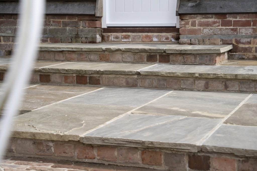 Yorkshire stone paving