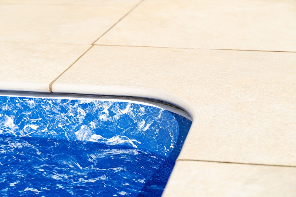 Eshott Beige Porcelain Pool Copings