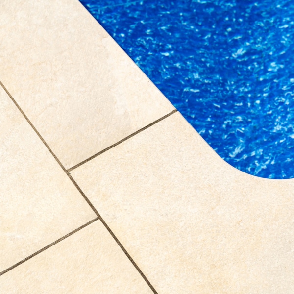 Eshott Beige Porcelain Pool Copings