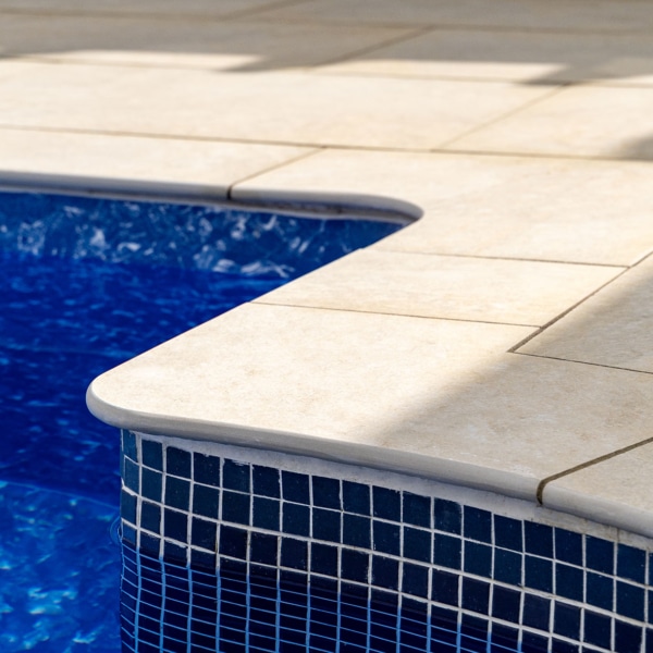 Eshott Beige Porcelain Pool Copings