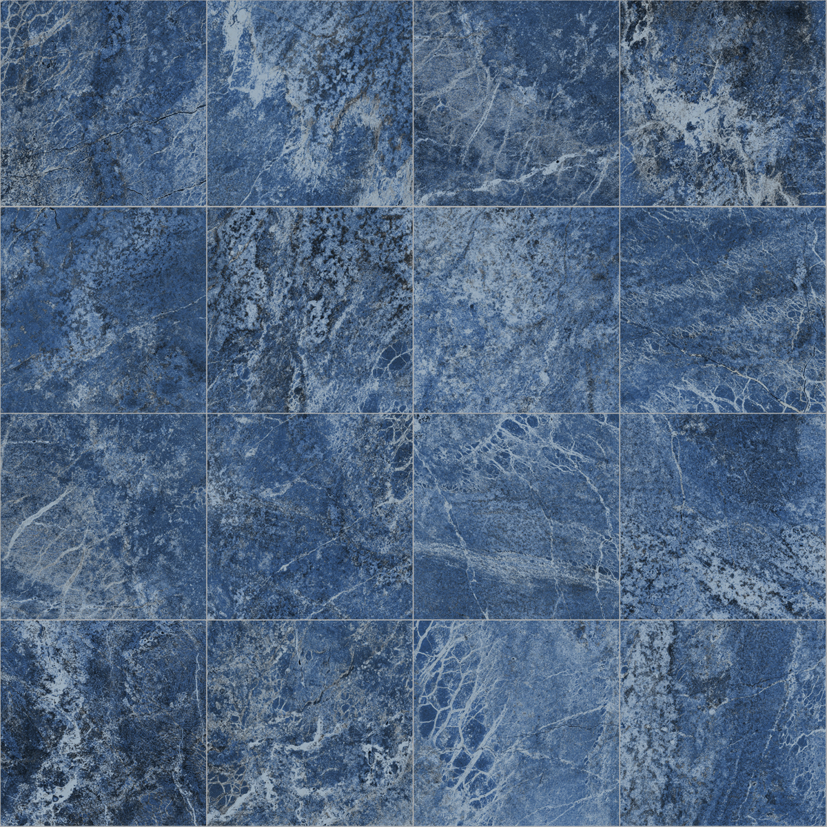 Azure Waves Cobalto Porcelain Tiles