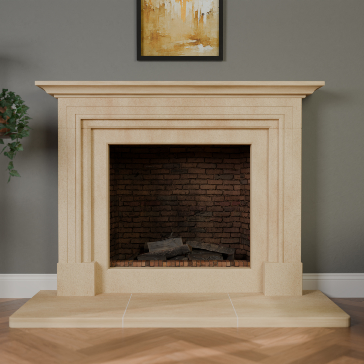 Park Lane Eclipse Bathstone Fireplace